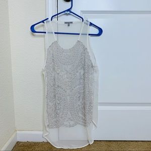 Large Lace Front Tank Top